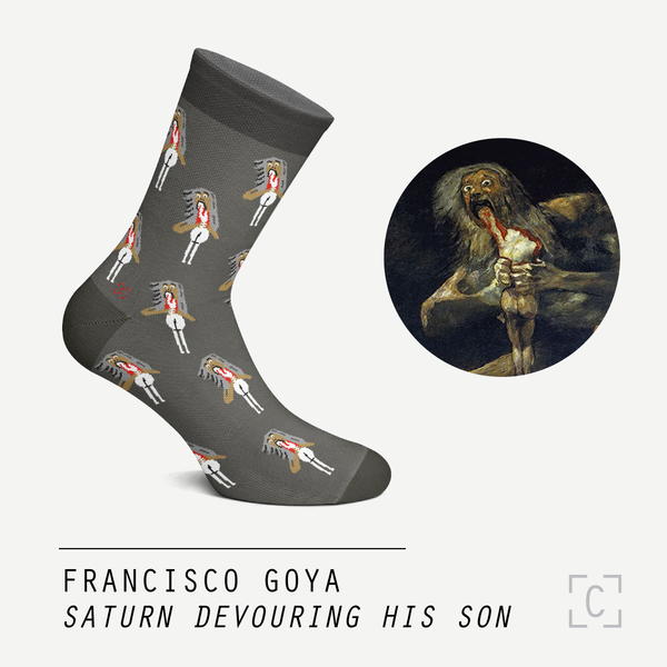 Saturn Devouring His Son Socks