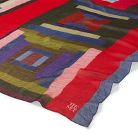 Gee's Bend Pettway Quilt Design Modal Silk Scarf