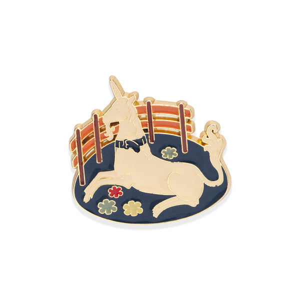 "Unicorn in Captivity" Enamel Pin