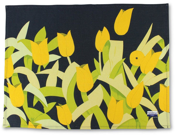 "Yellow Tulips" Tea Towel x Alex Katz