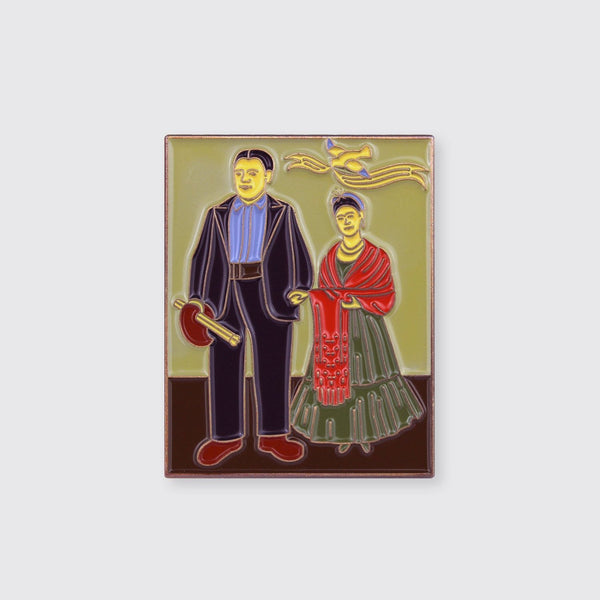 "Frieda and Diego Rivera" Enamel Pin