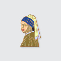 "Girl with a Pearl Earring" Enamel Pin