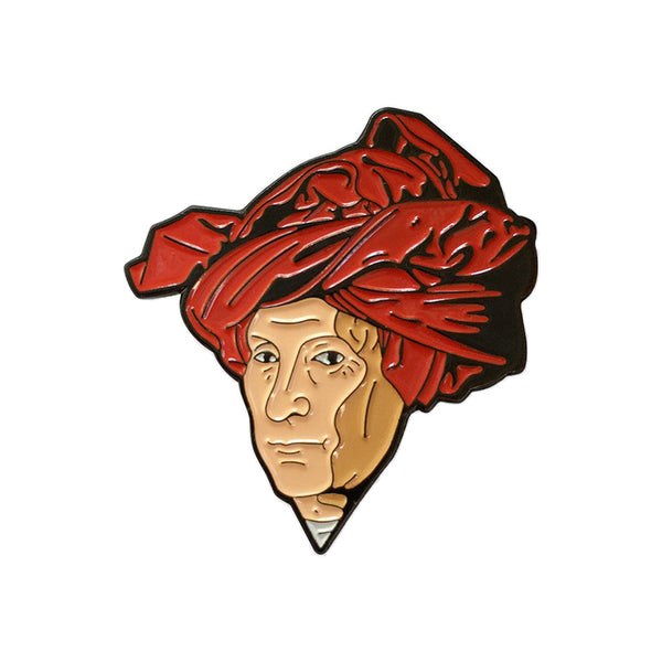 "Portrait of a Man in a Red Turban" Enamel Pin