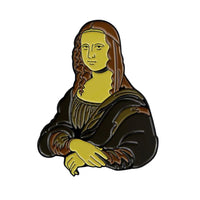 "Mona Lisa" Enamel Pin