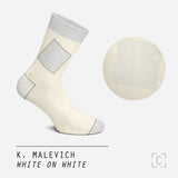 White on White Socks