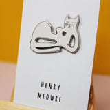 Henry Meowre Enamel Pin