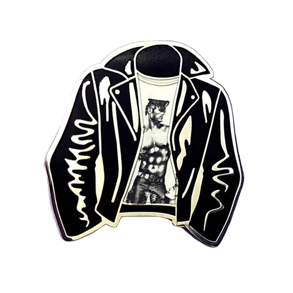 Tom of Finland Leather Jacket Enamel Pin