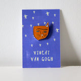 Vincat van Gogh Enamel Pin